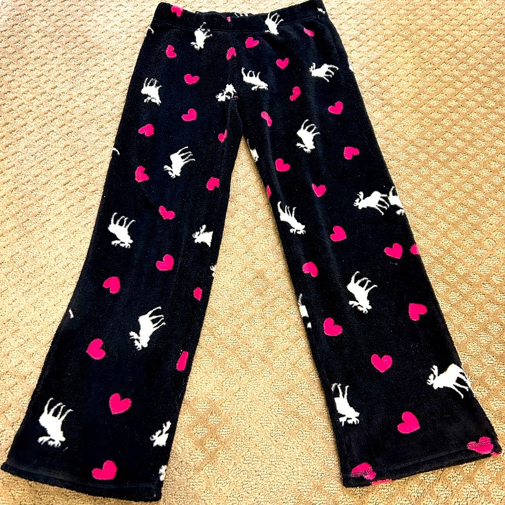 Abercrombie fleece pajama bottoms